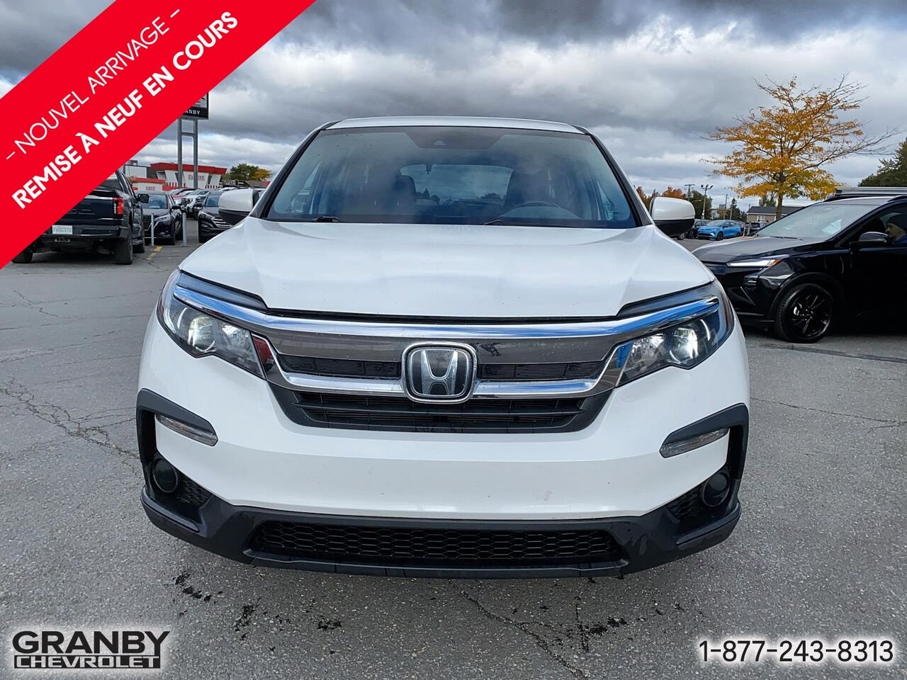 Honda Pilot LX Traction Intégrale | 27-0224A 2020 Blanc Granby - photo #1