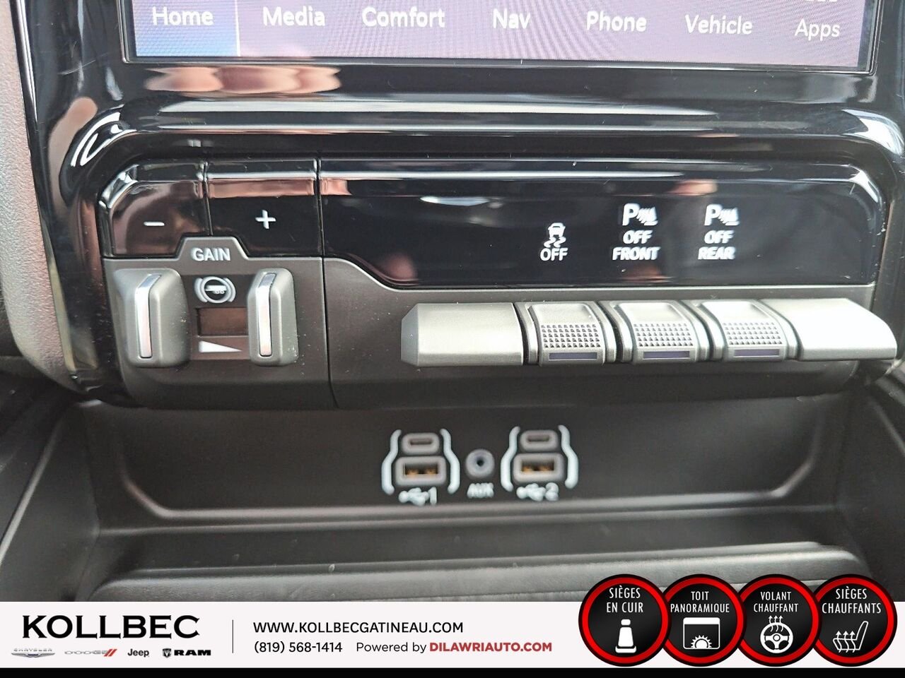 RAM 1500 SPORT 26861 | Sport Crewcab 4x4 2025 Noir Gatineau - photo #29