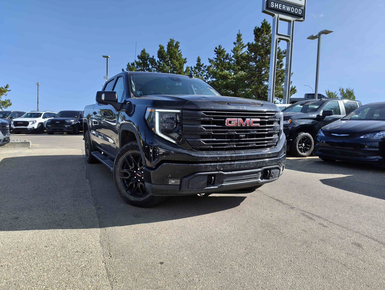 2024 GMC Sierra 1500 4WD Crew Cab 147 Elevation Black Sherwood Park - photo #1