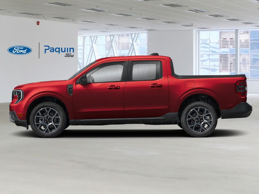 Ford Maverick LARIAT cabine SuperCrew TI 2026 Rouge rubis métallisé teinté verni
