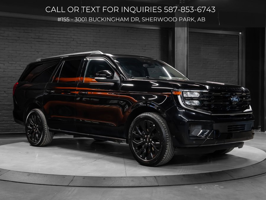 2025 Ford Expedition Platinum Max | Stealth Appearance Package | Panoramic Sunroof Black
