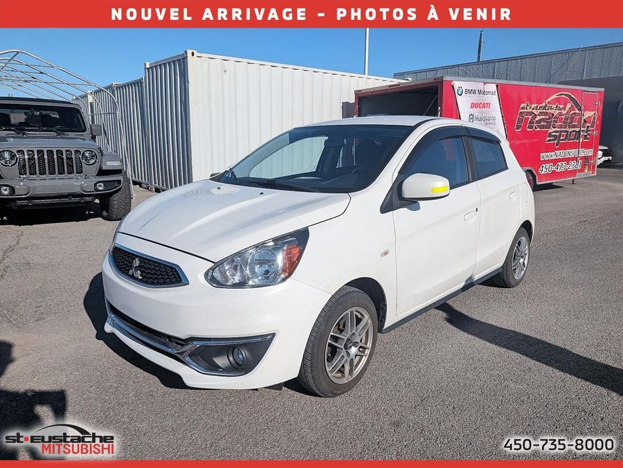 Mitsubishi Mirage ES-ecran tactile-bluetooth-vitre électrique-camera de recul 2019 Blanc