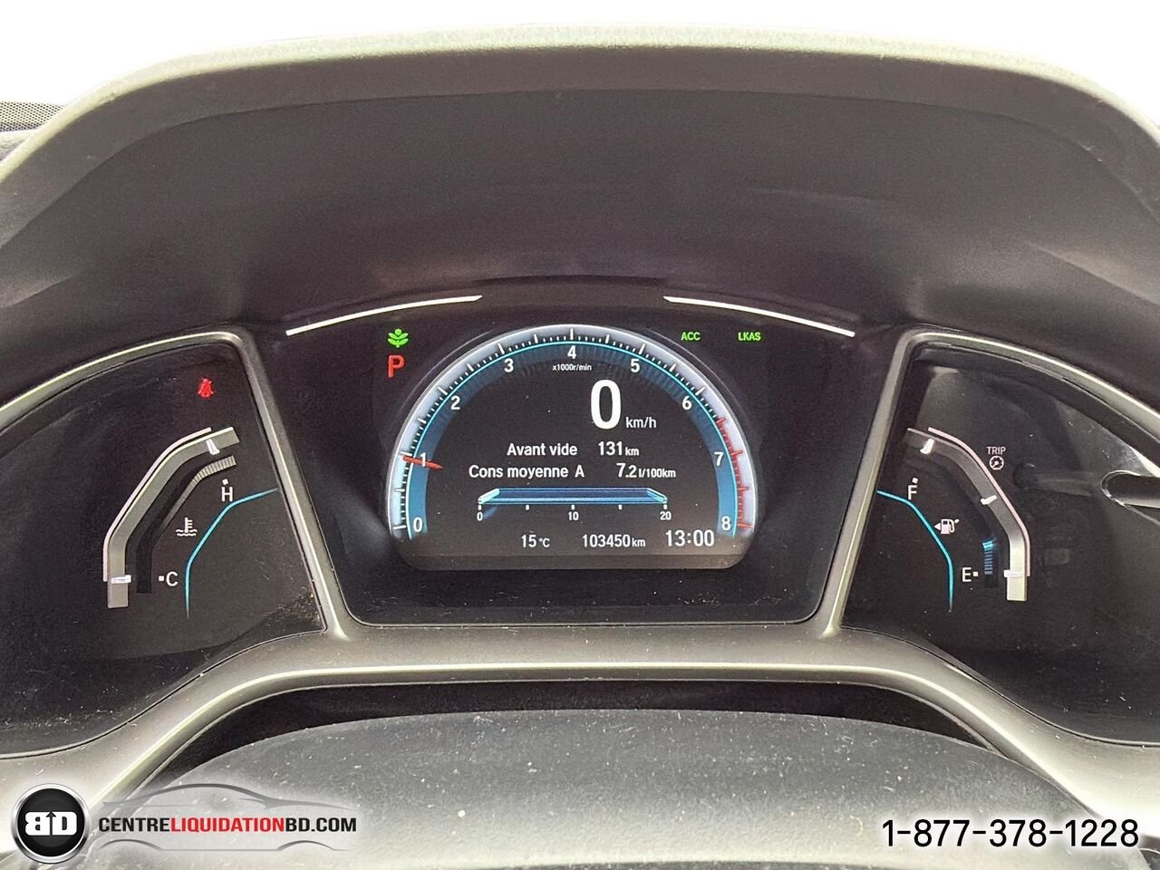 2017 HONDA CIVIC BERLINE TOURING AUTOMATIQUE | BD0383 Black Granby - photo #19