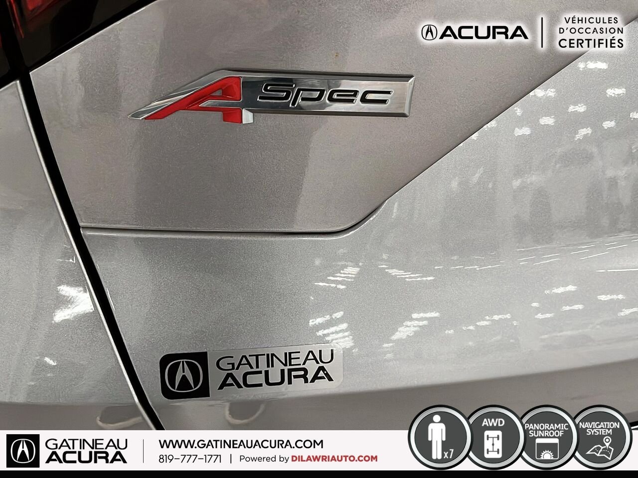 Acura MDX A-Spec SH-AWD 2023 Argent Gatineau - photo #17