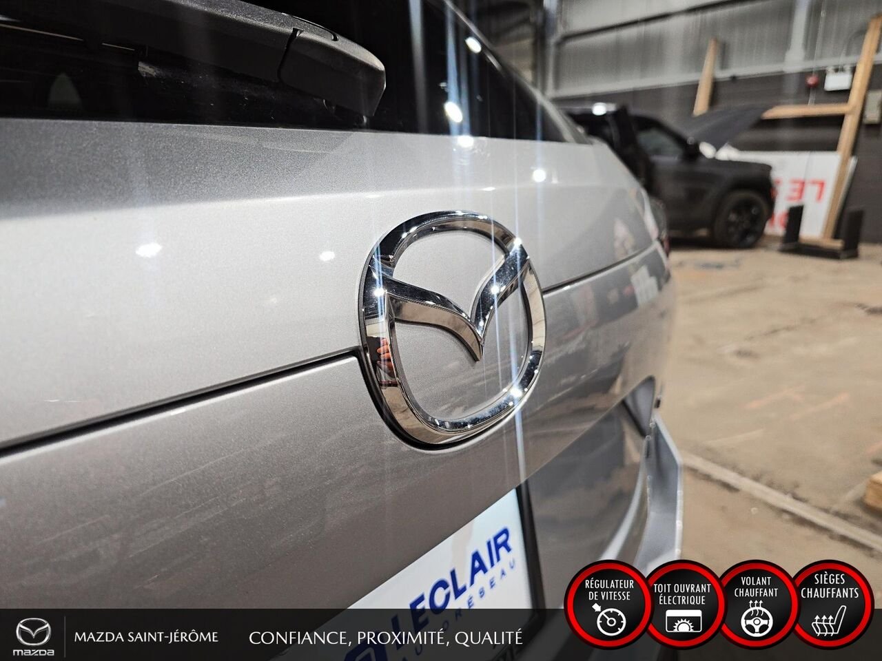 2023 Mazda CX-5 GS LUXURY | TOIT OUVRANT | CUIR | AWD | Silver Saint-Jérôme - photo #7