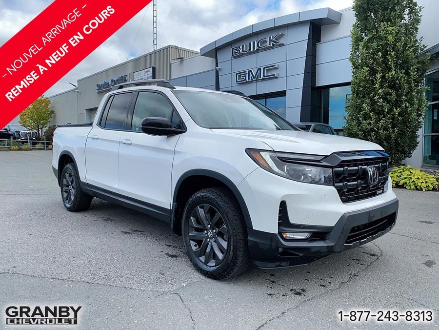 Honda Ridgeline Sport Traction Intégrale 2025 Blanc