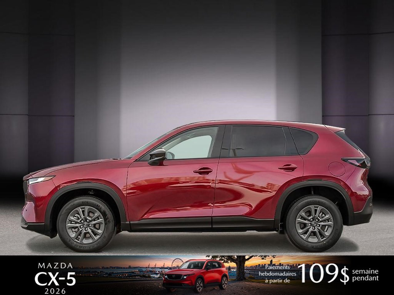 Mazda CX-5 JM3KMAHA1T0101463 2026 Rouge vibrant cristal métallisé Mirabel - photo #2