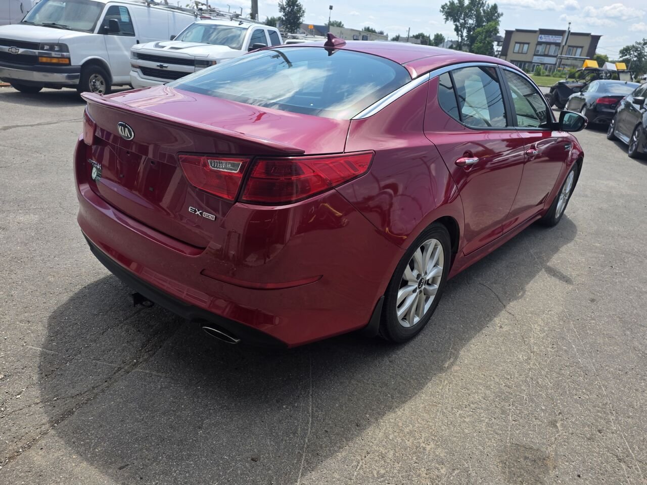 2015 Kia Optima Red  - photo #5