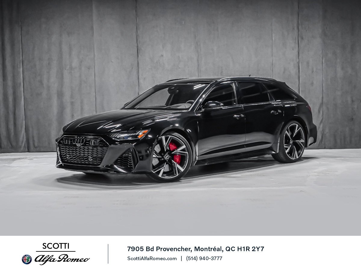 2023 Audi RS 6 Avant Black Montreal - photo #0