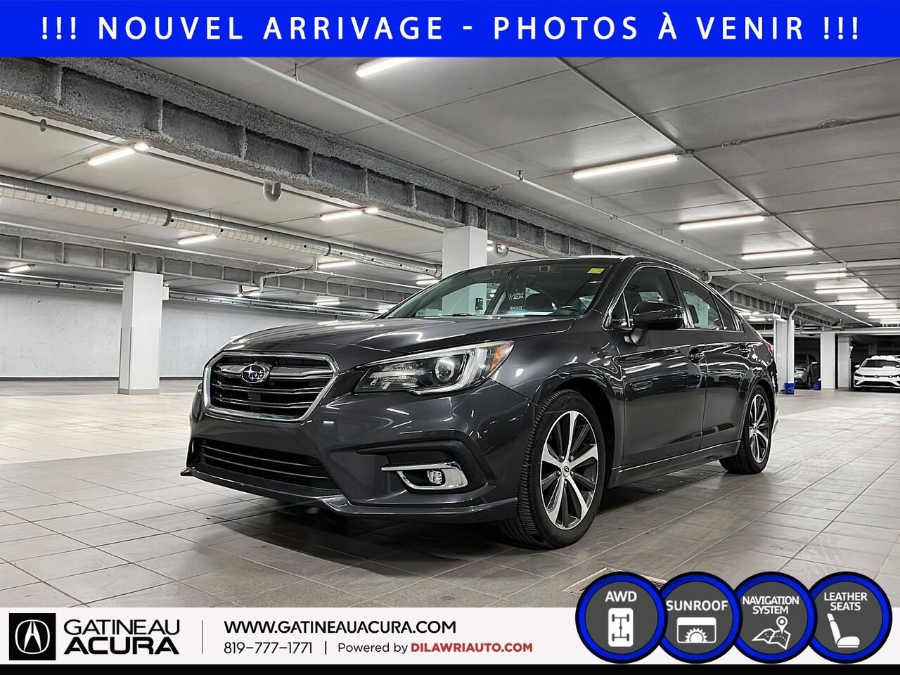 2019 Subaru Legacy 2.5i Limited AWD Grey Gatineau - photo #0