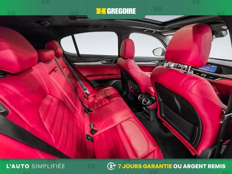 Alfa Romeo Stelvio 823103 | Ti Sport AWD AUTO A/C MAGS CUIR TOIT NAV CAM RECUL 2021 Argent Laval - photo #28