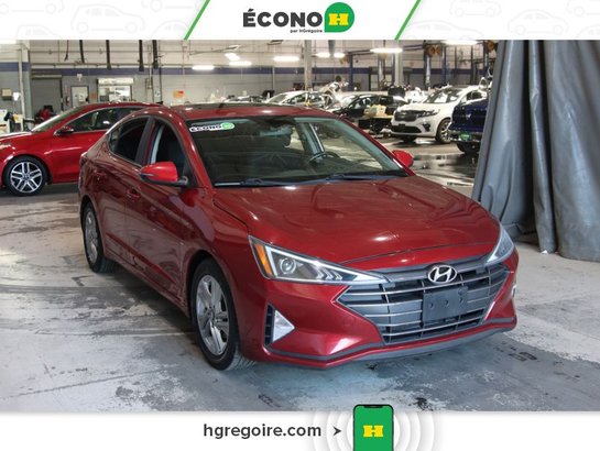 Hyundai Elantra Preferred TOIT GR ÉLEC A/C BLUETOOTH CAMÉRA MAGS 2019 Rouge