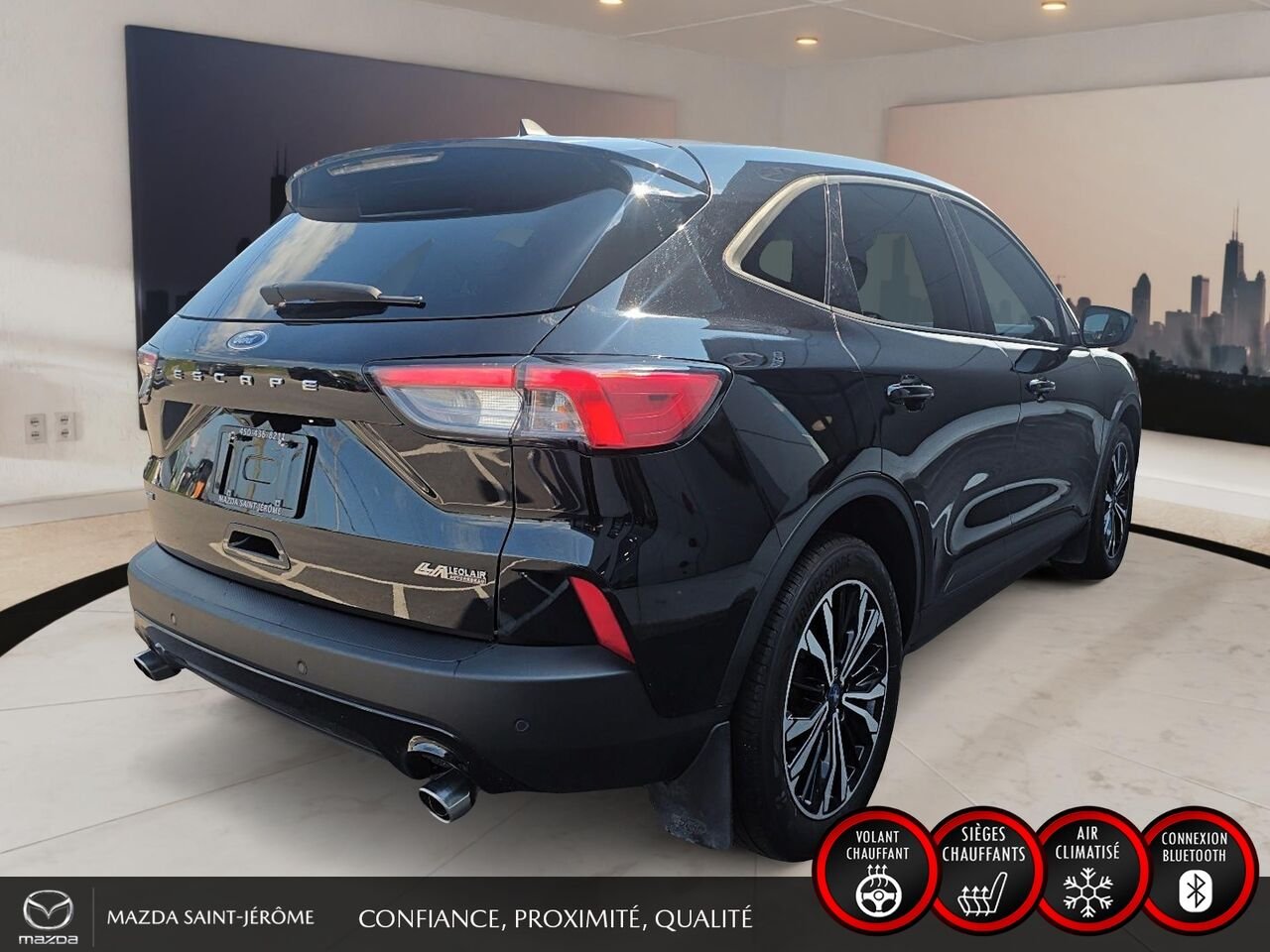 2022 Ford Escape Black Ste-Agathe des Monts - photo #5