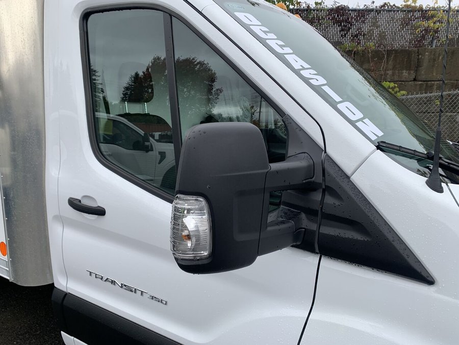 Ford Transit fourgon tronqué T-350 PA 138 po PNBV de 9 500 lb RARS 2024 Blanc