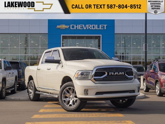 2018 Ram 1500 Limited 3.0L EcoDiesel | Power Sunroof White