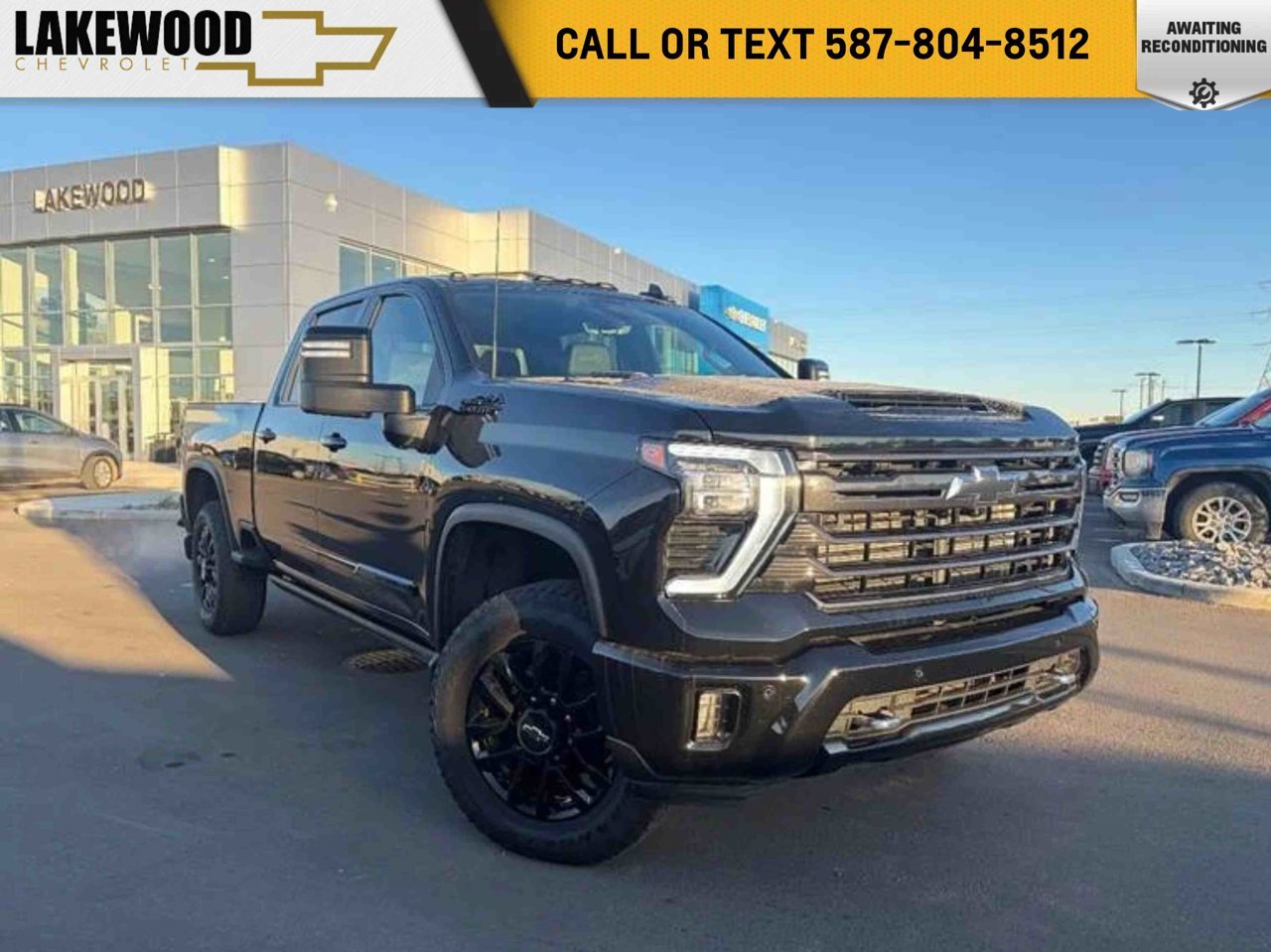 2025 Chevrolet Silverado 3500HD 4WD Crew Cab 159 High Country Black Sherwood Park - photo #0