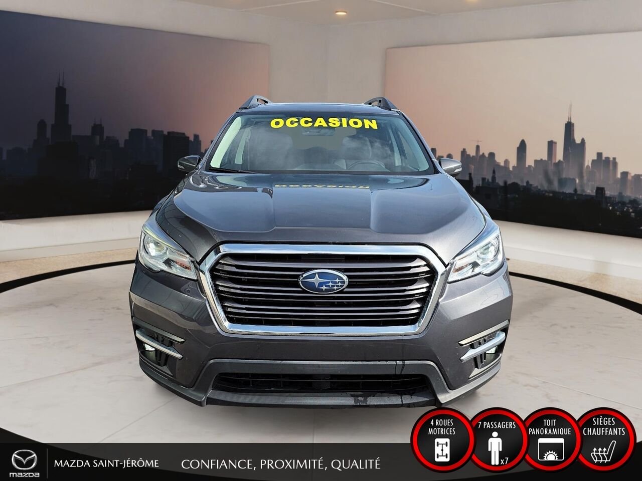 Subaru Ascent TOURING 8 PLACES | TOIT PANORAMIQUE | AWD | 2022 Gris Saint-Jérôme - photo #2