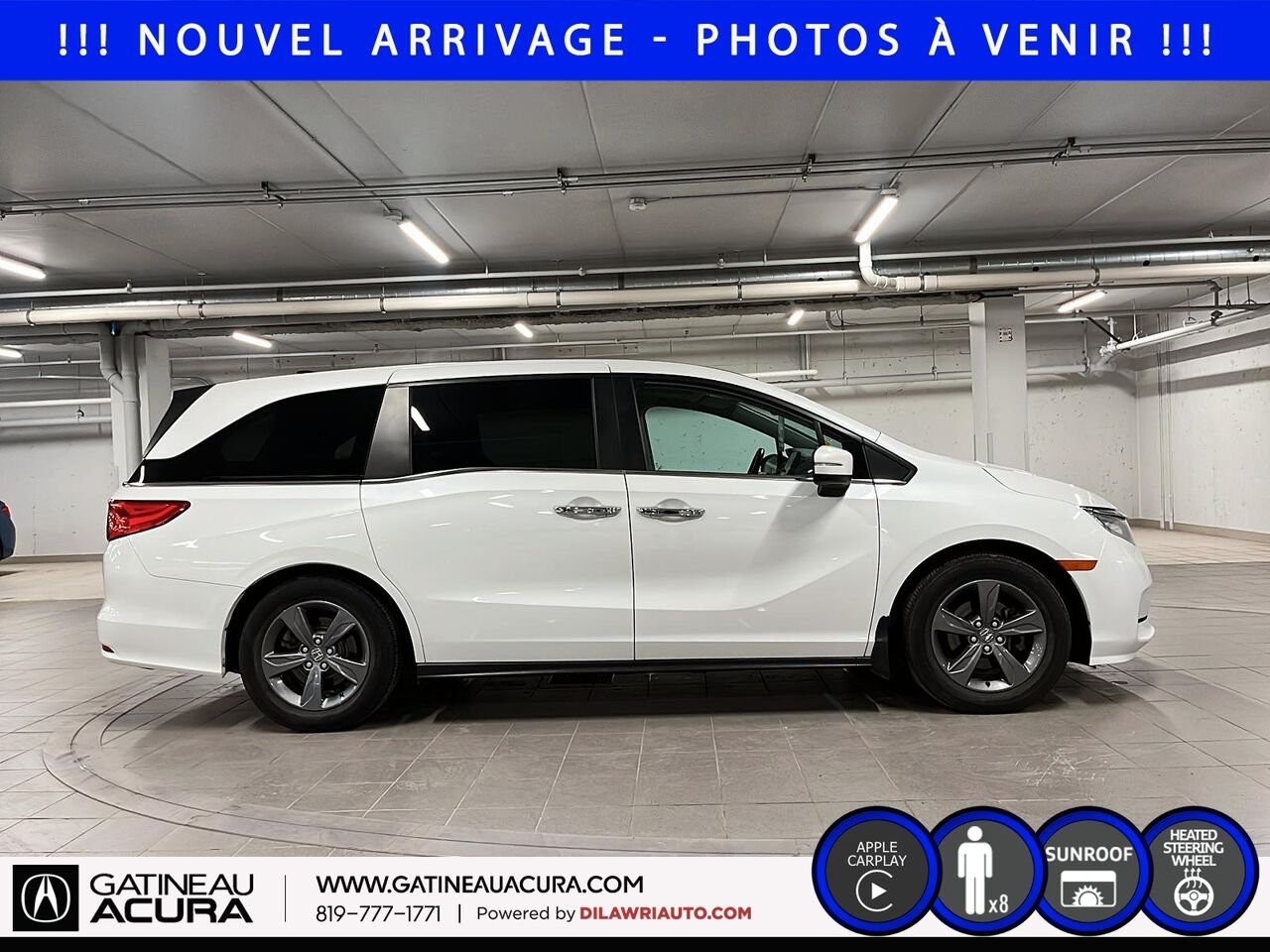 2023 Honda Odyssey EX White Gatineau - photo #3