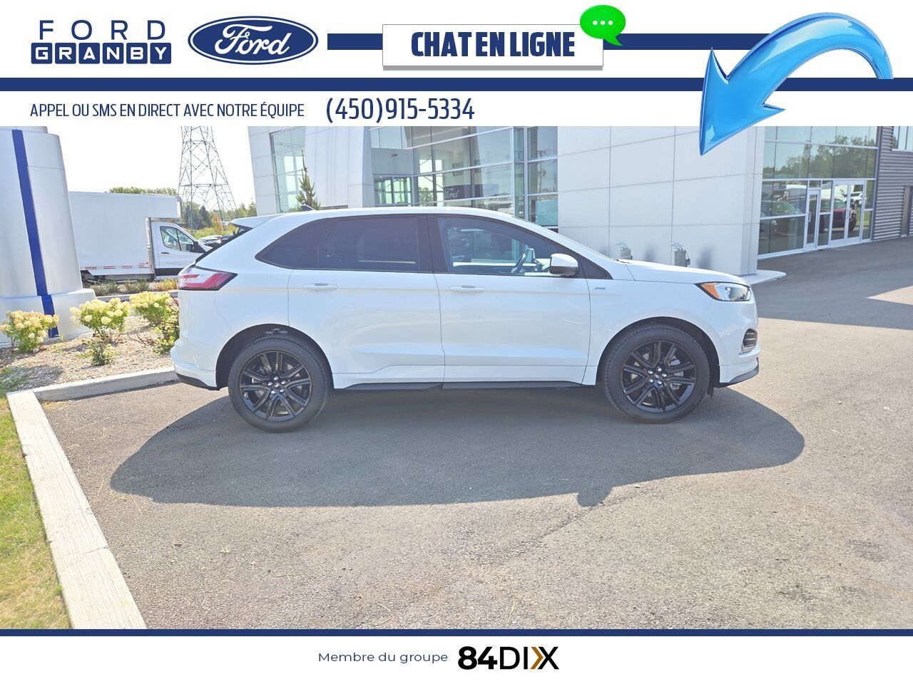 Ford Edge 2024 Blanc Granby - photo #7