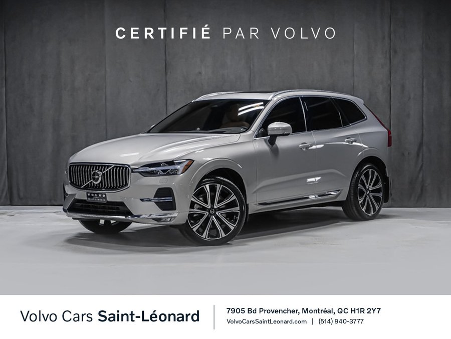2023 Volvo XC60 B6 ULTIMATE BRIGHT BOWERS WILKINS SILVER DAWN