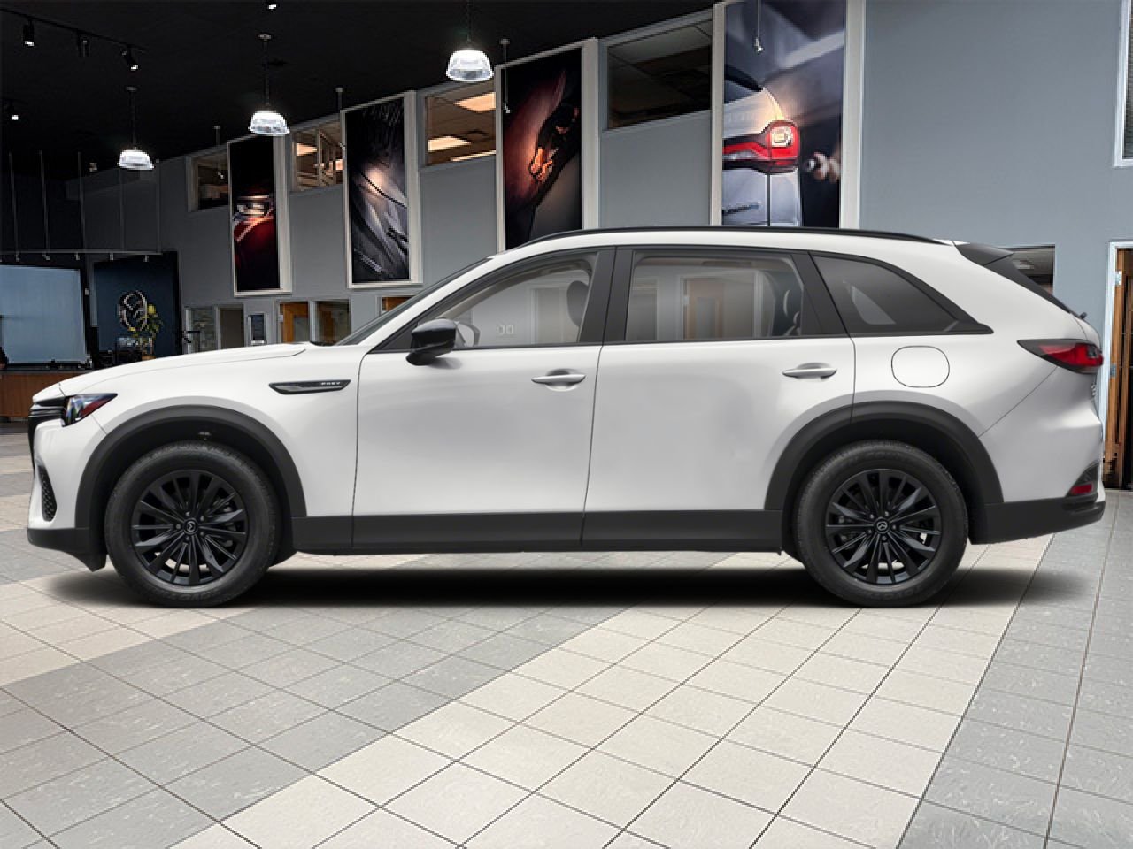 2026 MAZDA CX-70 PHEV Rhodium White Metallic Notre-Dame-des-Prairies - photo #1