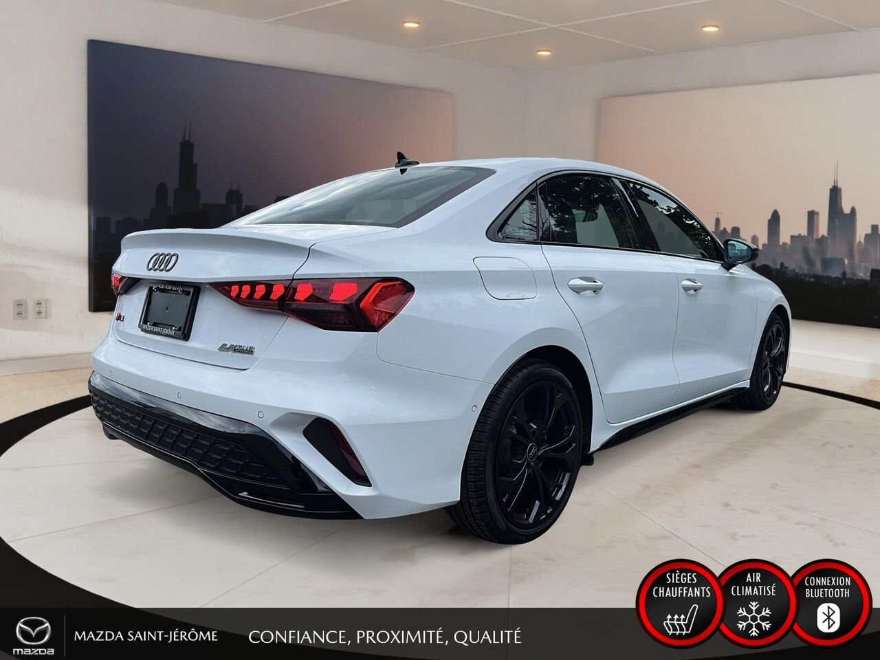 2025 Audi A3 berline White Ste-Agathe des Monts - photo #5