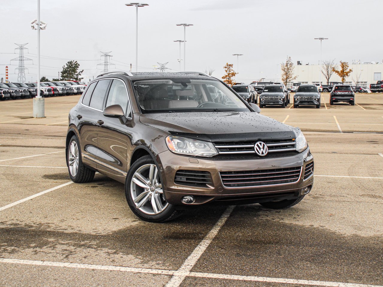 2014 Volkswagen Touareg 4dr TDI Execline Brown Sherwood Park - photo #1