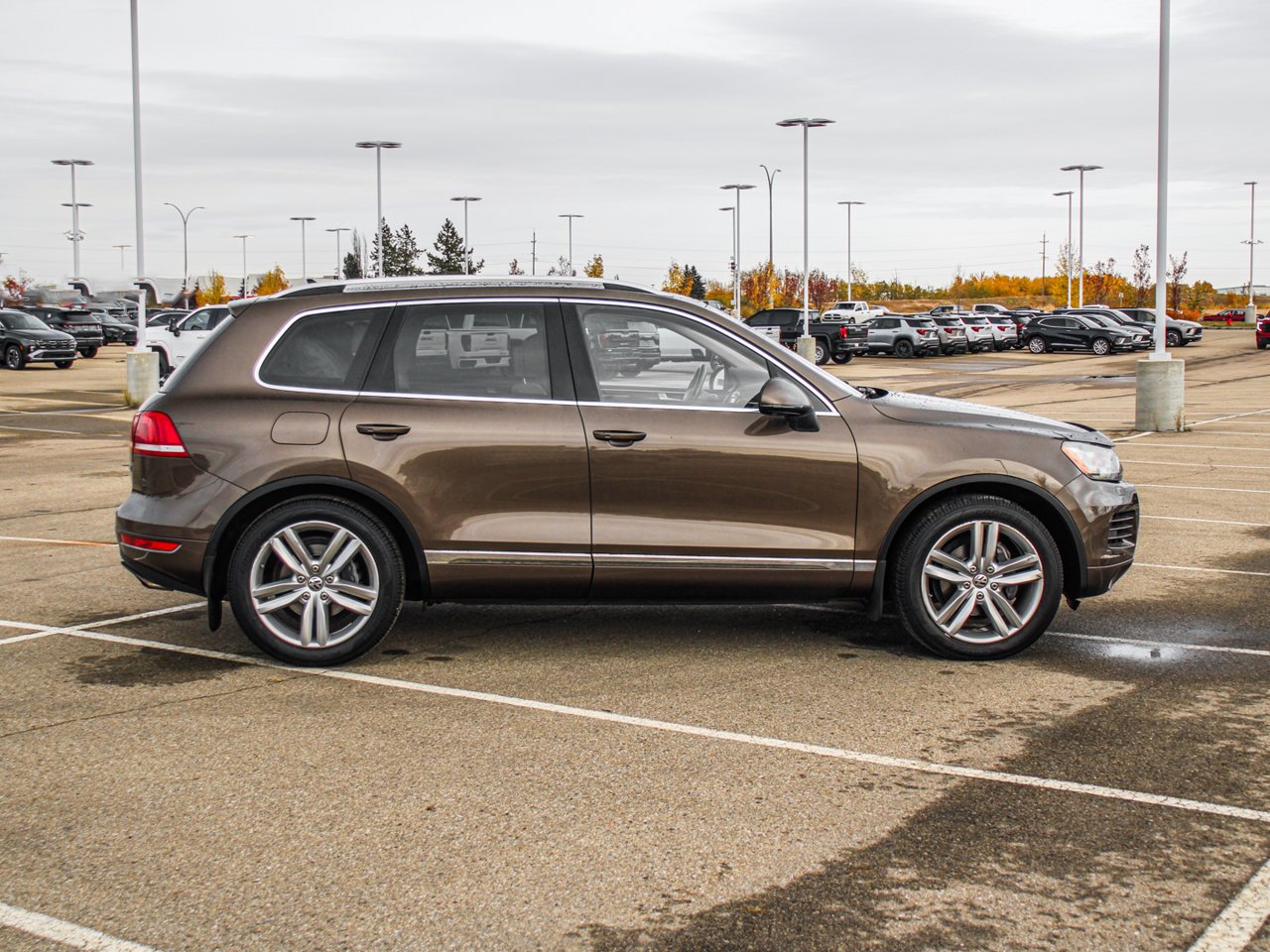 2014 Volkswagen Touareg 4dr TDI Execline Brown Sherwood Park - photo #9
