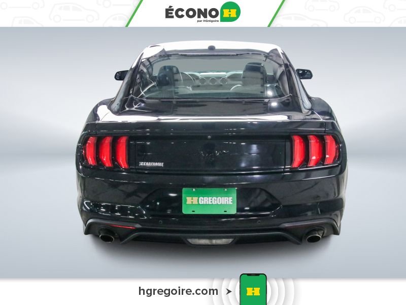 Ford Mustang 726363 | ECOBOOST PREMIUM AUTO A/C CUIR NAV MAGS CAM RECUL 2018 Noir Laval - photo #5