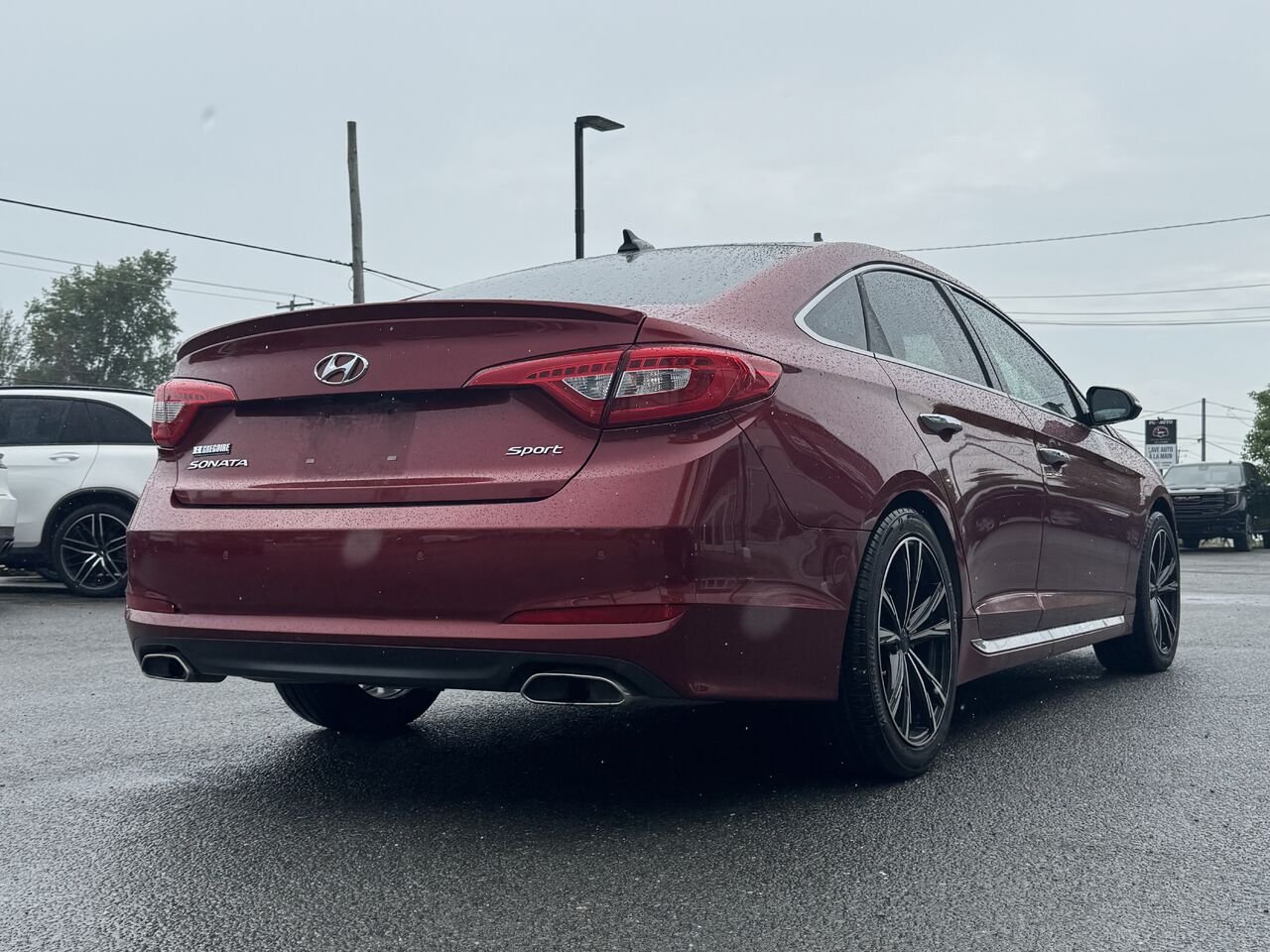 2015 Hyundai Sonata Sport Red Granby - photo #6