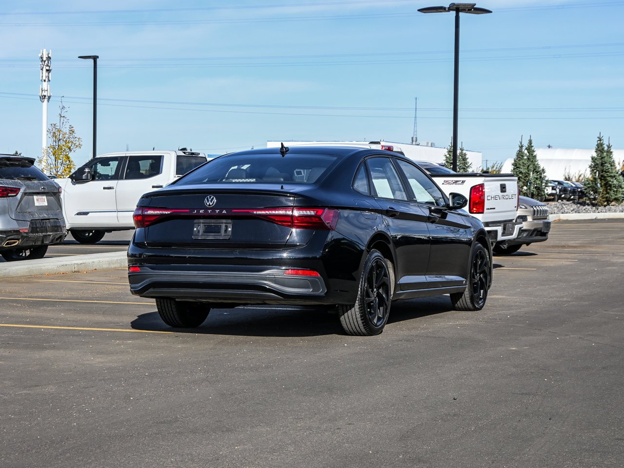 2025 Volkswagen Jetta Comfortline Auto Black Sherwood Park - photo #12