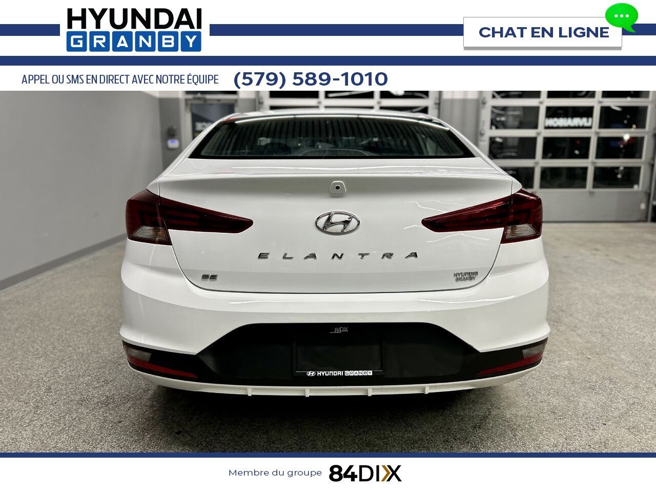 2020 Hyundai Elantra White Granby - photo #5
