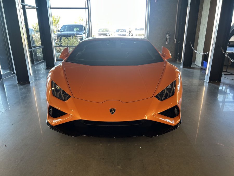 2022 Lamborghini Huracan EVO | Front Axle Lift | 20 Aesir Wheels | Sensonum Audio System Arancio Borealis Metallic