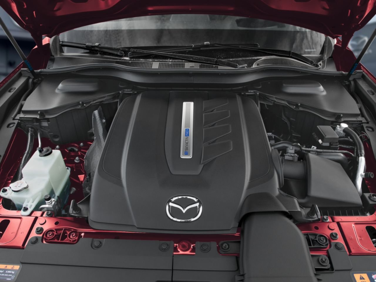 Mazda CX-90 hybride rechargeable GT, hybride léger 48 V, 6 cyl. turbo 3,3 L, 280 ch, i-ACTIV AWD, sièges avant ventilés, sièges 2026 Rouge Val-David - photo #12