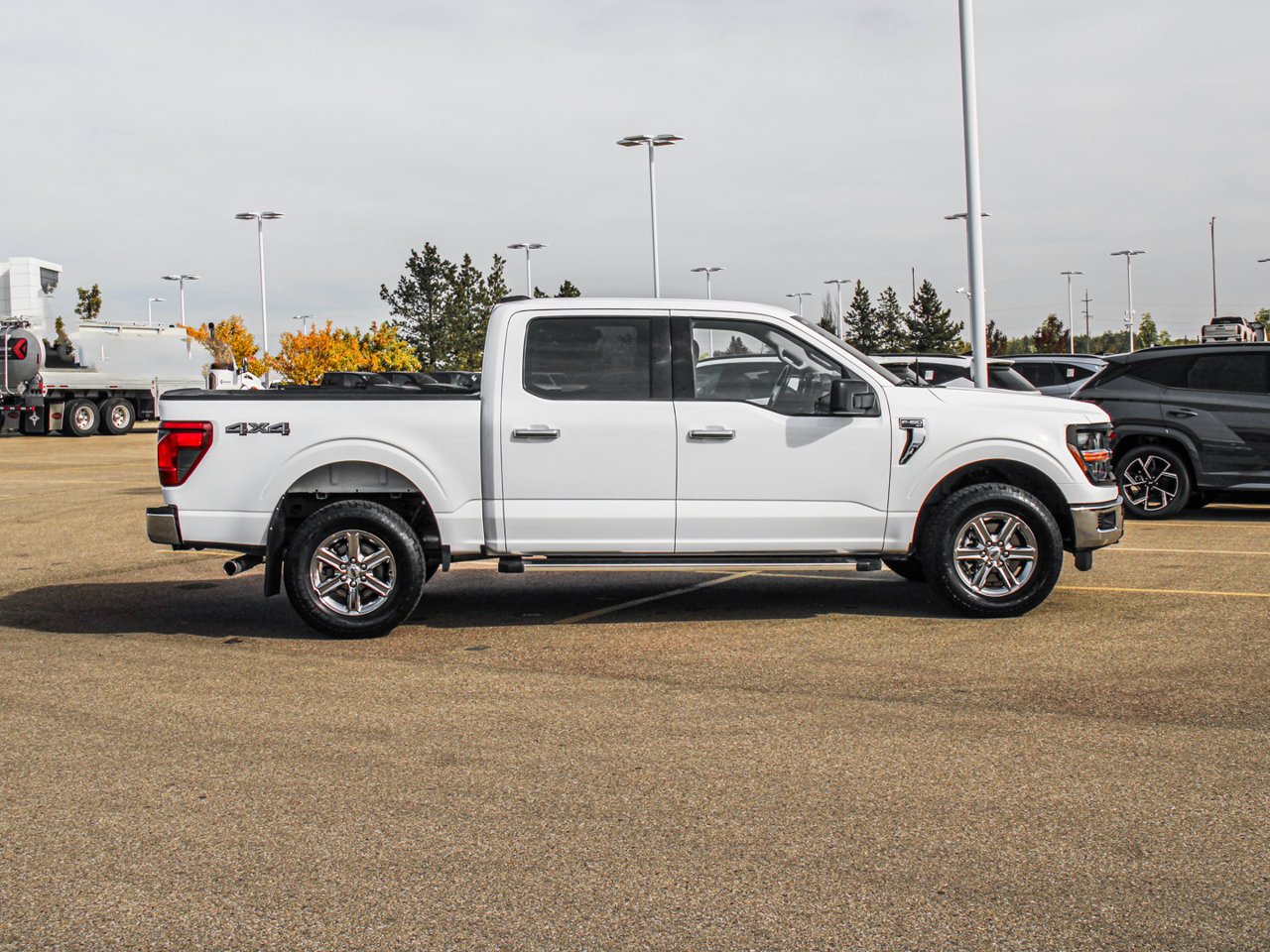 2025 Ford F-150 XLT 4WD SuperCrew 5.5' Box White Sherwood Park - photo #9