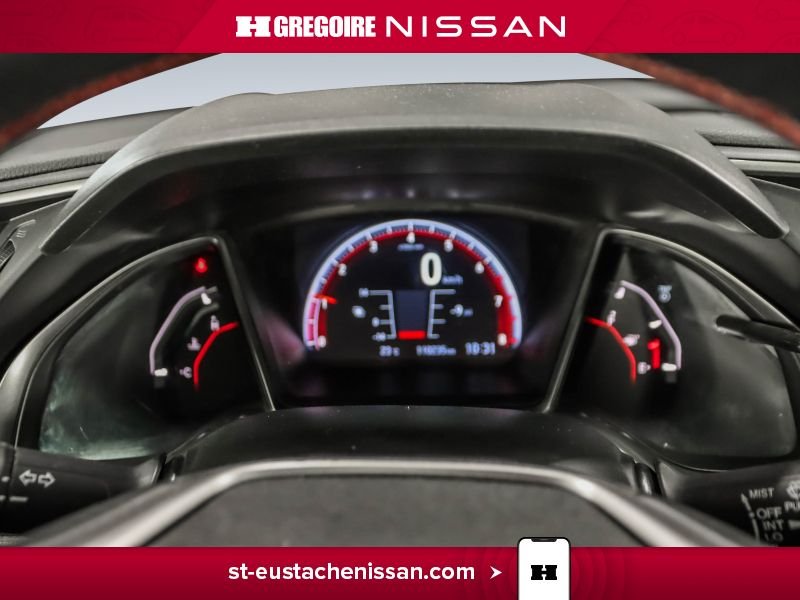 Honda Civic SE4419 | Manual SI MAGS GPS CLIMATISATION RARE 2019 Rouge Laval - photo #17