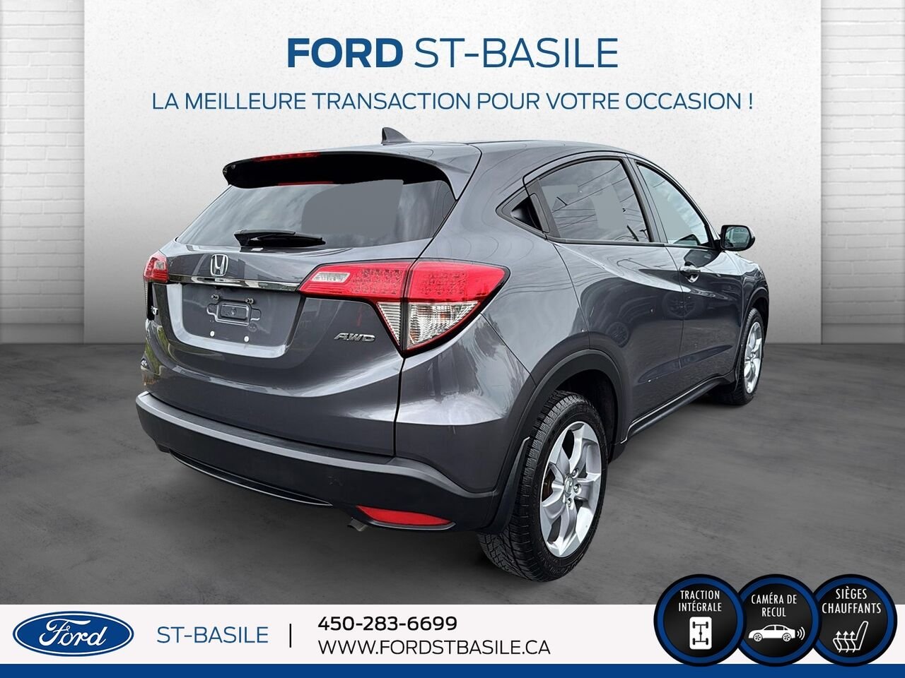 HONDA HR-V 2020 Gris Saint-Basile-le-Grand - photo #8