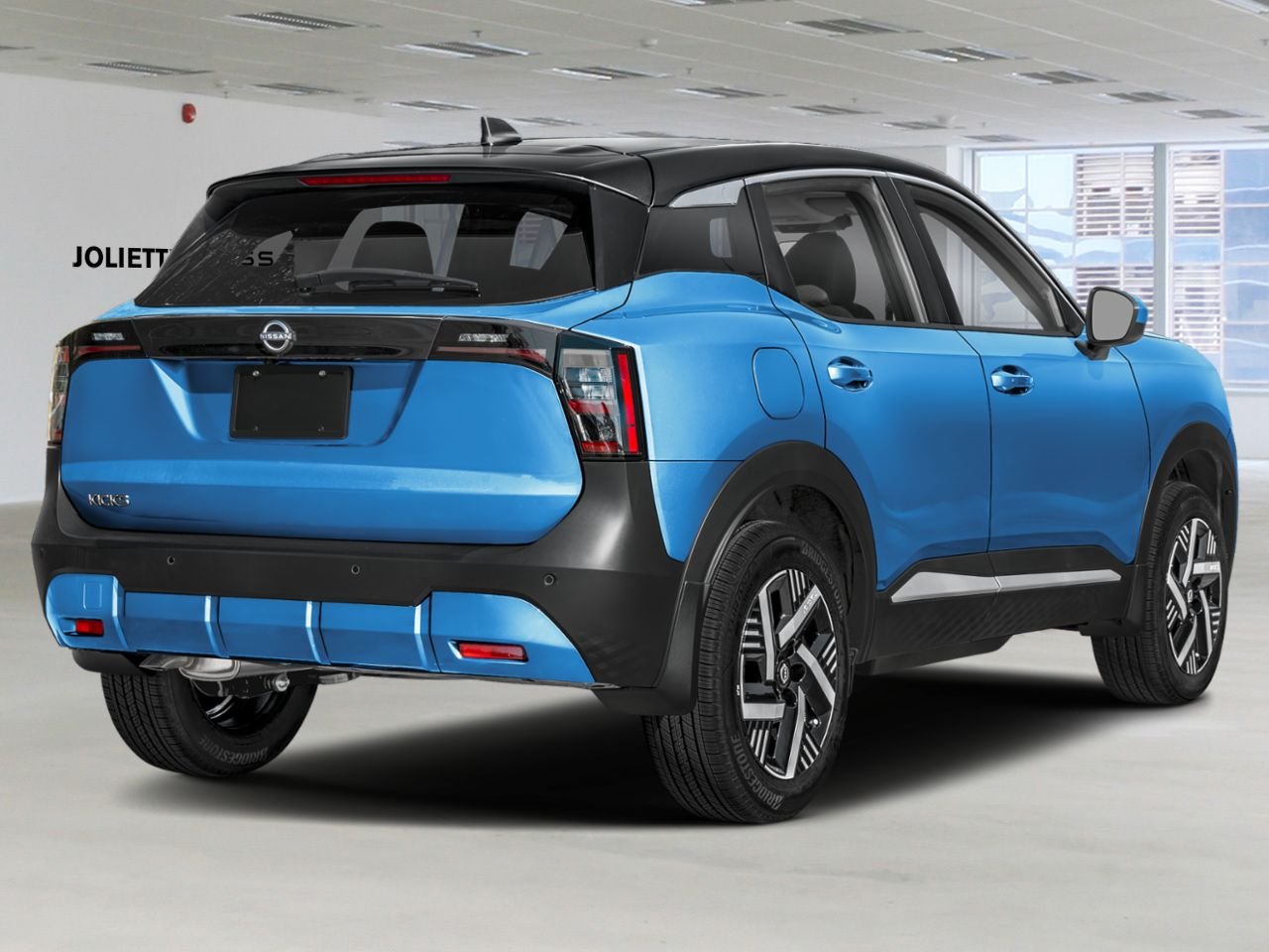 2026 NISSAN Kicks Artic Ice Blue Metallic/Super Black Joliette - photo #1