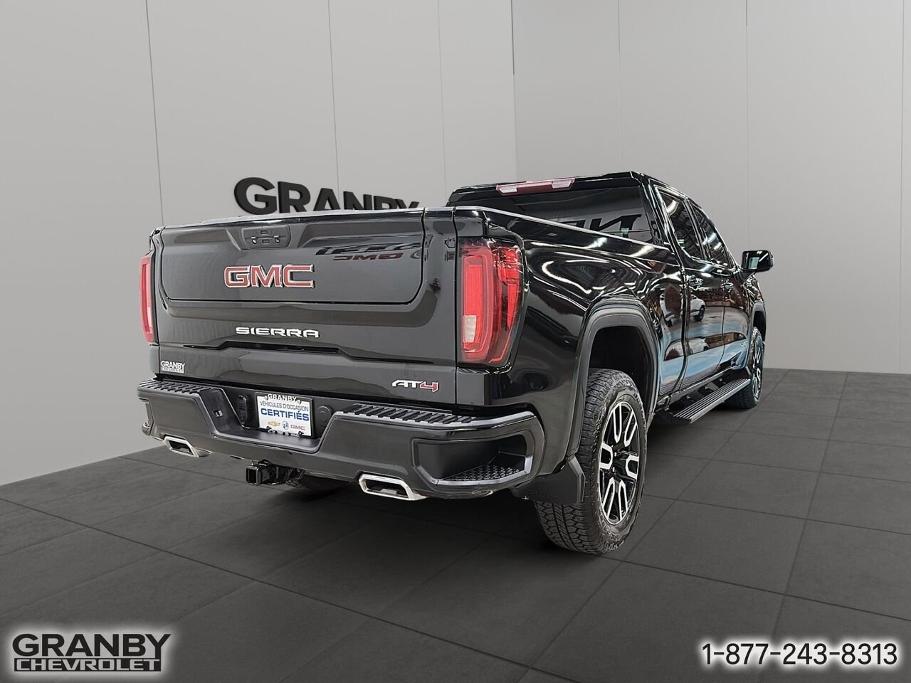 2021 GMC Sierra 1500 AT4 CREWCAB BOITE 6.6 MOTEUR 3.0L DIESEL | 26-0833A Black Granby - photo #4