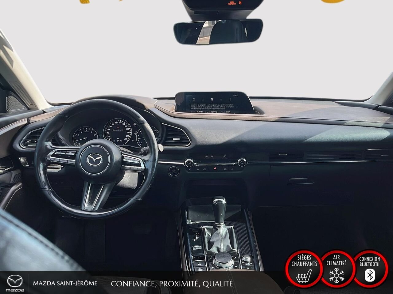 2023 Mazda CX-30 GT | CUIR | TOIT OUVRANT | NAVIGATION | AWD | CAMÉRA 360 Black Saint-Jérôme - photo #22