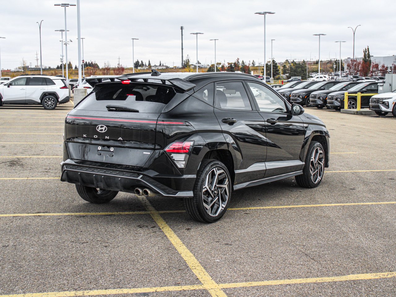 2024 Hyundai Kona 1.6T N Line AWD Black Sherwood Park - photo #8