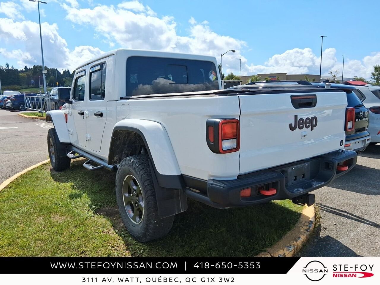 2021 Jeep Gladiator RUBICON CREW CAB White Ste-Foy - photo #1