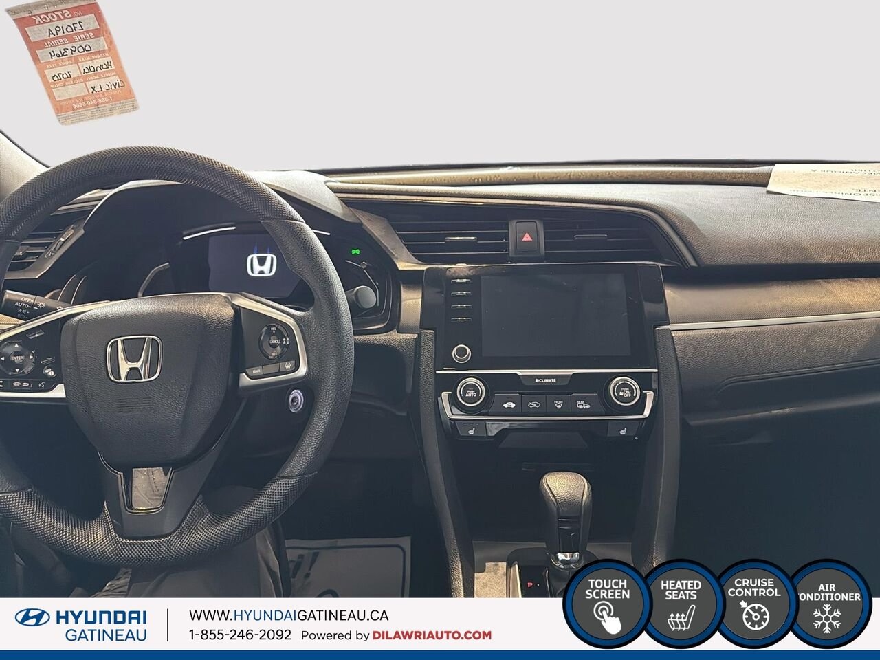 Honda Civic Berline LX CVT 2020 Bleu Ottawa & Gatineau - photo #7