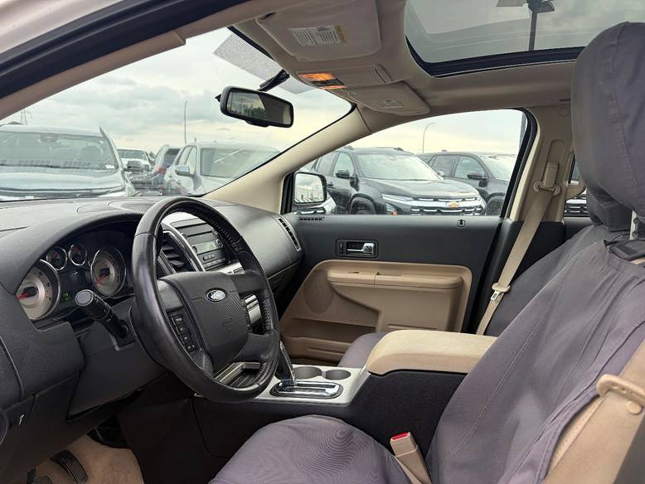 2008 Ford Edge 4dr SEL AWD Creme Brulee Metallic Sherwood Park - photo #6