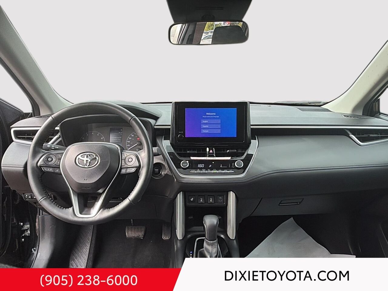 2024 Toyota Corolla Cross LE PREMIUM AWD / CLEAN CARFAX / HEATD SEATS / MOONROOF / ALLOY WHEELS / CARPLAY AND ANDROID AUTO Black Mississauga - photo #16
