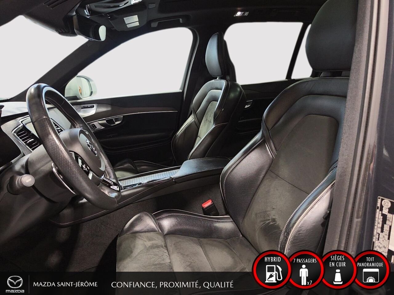 Volvo XC90 2018 Gris Saint-Jérôme - photo #16