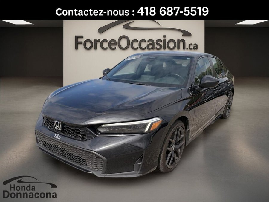 Honda Civic Sport Hybride, Toit ouvrant, Volant chauffant 2025 Noir