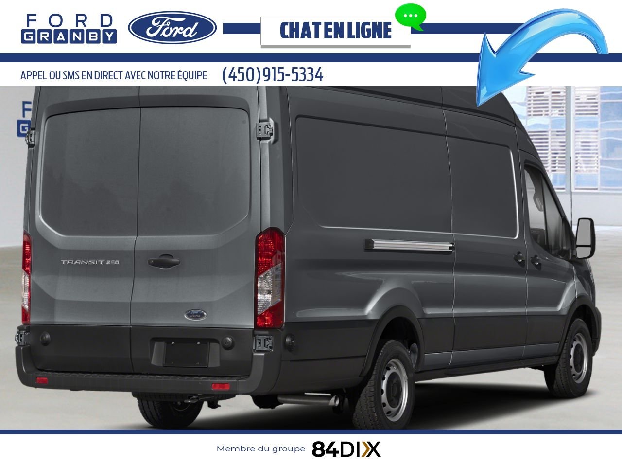 2025 Ford Transit Cargo Van Carbonized Grey Metallic Granby - photo #1