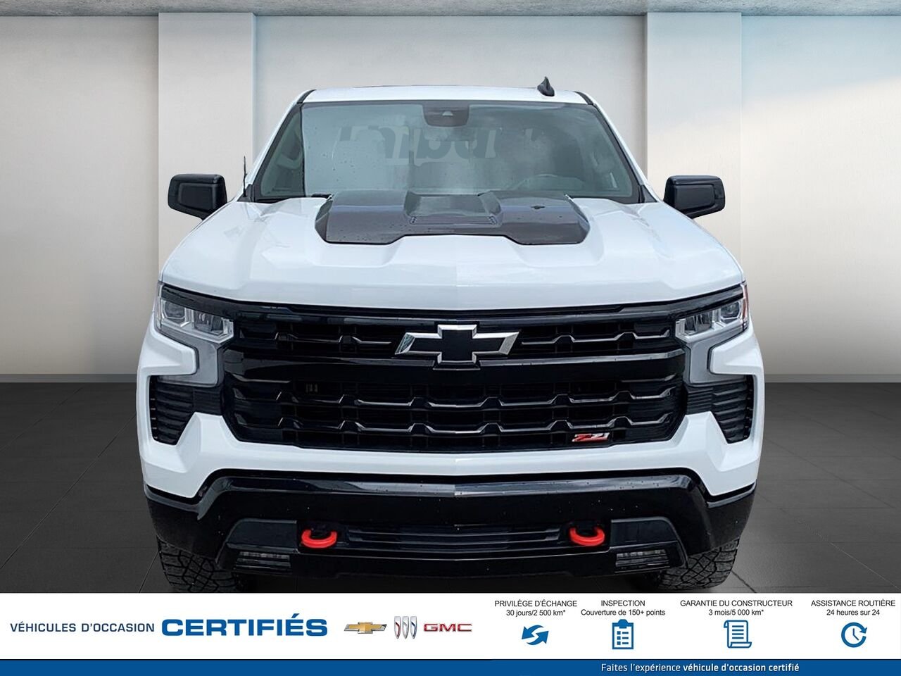 CHEVROLET SILVERADO LT Trail Boss cabine multiplace 4RM 157 po 2024 Blanc Montmagny - photo #1