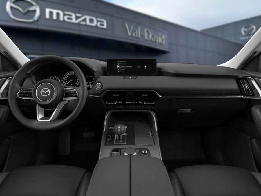 Mazda CX-70 hybride léger GT TI, HYBRIDE LÉGER, 7 PASSAGERS, CUIR 2026 Noir de jais mica